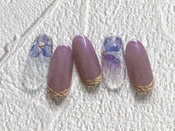 アウラ ネイルサロンアンドスクール(aula)/フラワーネイル