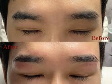 眉毛男子 新宿店/眉毛 　before / after