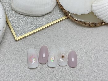 モンスリールネイル(Mon sourire nail)/【ハンド】定額アート7980円