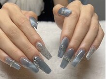 クイーンネイル 新宿(Queen nail)/スカルプチップ/長さだしネイル