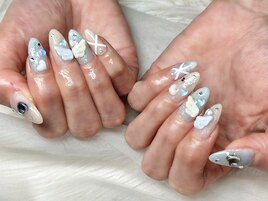 推しネイル　パーツネイル