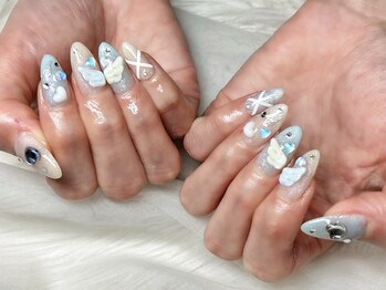 推しネイル　パーツネイル