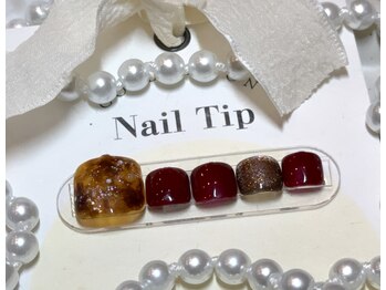 アンダンテ ネイル スタジオ トウキョウ(ANDANTE NAIL STUDIO TOKYO)/Foot定額シンプルアート