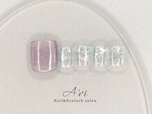 ネイルアンドアイラッシュ アヴィ(Nail and Eyelash A'vi)/フット定額デザイン　¥8100