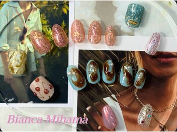 ビアンカ 美浜店(Bianca)の写真/《シンプル～トレンドデザイン、豊富にご用意♪》初回オフ無料/カラーチェンジ◎ネイルをお得に楽しめる☆