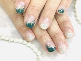 【お客様ネイル】冬ネイル