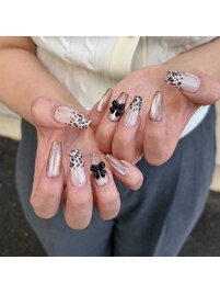 レオパード×ロングネイル☆彡