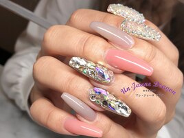 【ロングネイル】大人ネイル