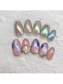 ビアンカ(Bianca)/オーロラネイル&マーブルネイル