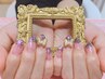 【甘皮ケア＆フォルム形成込み】ハンドラメ散らし