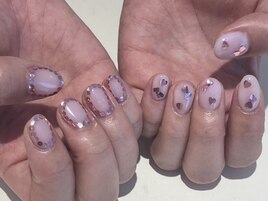 シンプル★ホログラム×ハート☆