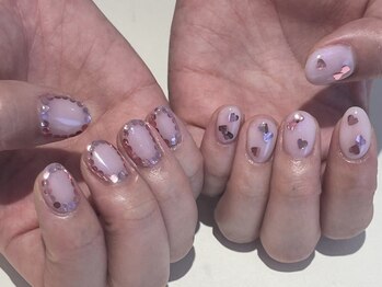 シー(She)/シンプル★ホログラム×ハート☆