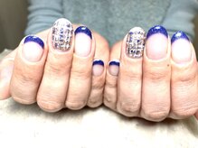 サンシャインネイル(Sunshine Nail)/フレンチ　ツィード
