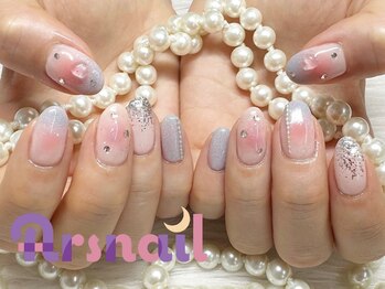 アルスネイル(Ars nail)/チークガーリーデザイン