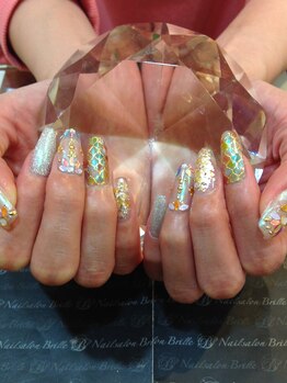 エスフィーネイルサロン ブリーユ(Esfy nailsalon Brille)/オーロラ夏ネイル