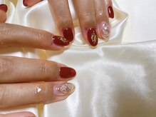 キキネイル 二子玉川(kikinail)/10月定額A ブローチネイル