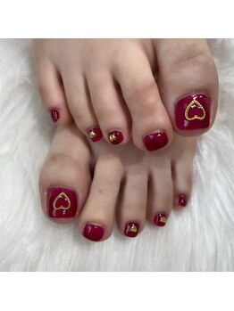 マイルーム(my room)/【yuko】ハートネイル