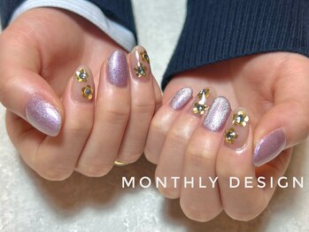 ルア(lua.)/お花マグネット＊3月monthly