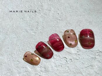マリーネイルズ 表参道店(MARIE NAILS)/Christmas Design ¥9,000 1202a