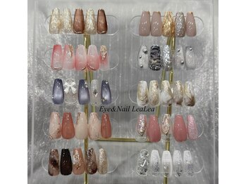 レアレア(LeaLea)の写真/定額でお洒落に決まる!大人上品な人気デザイン、ニュアンス&ワンホンで指先を格上げ◎