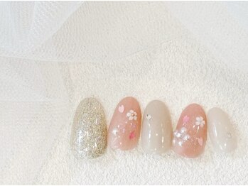 桜ネイル/春デザイン/オトナ女子