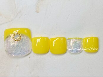 フェリーチェ(nail salon＆school felice)/フットネイル/定額制8800円/瑞江