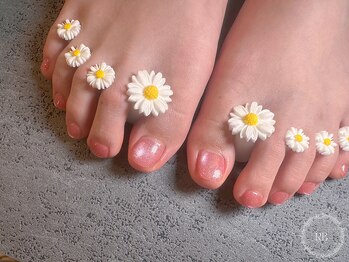 アールビー ネイル アンド アイラッシュ 天六店(RB_nail&eyelash)の写真/【フットの季節到来♪】足元のオシャレも抜かりなく☆ワンカラー(オフ・ケア込)￥4800～マグネットも人気◎