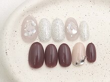 ワンラブネイルズ 浦和(OneLoveNails)の雰囲気（トレンドアート　トレンド定額　(シルバーSET)　）