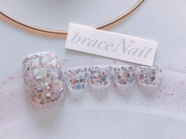 ラメホロキラキラフット