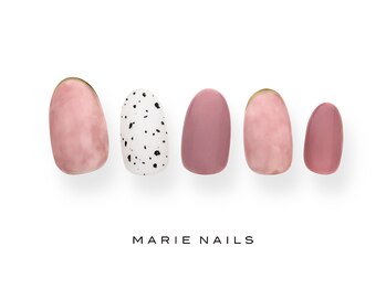 マリー ネイルズ いわきラトブ店(MARIE NAILS)/定額6,600円税込 ドット 0210b