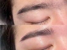 アイブロウドット 大宮(iBROW.)/メンズアイブロウbefore→After