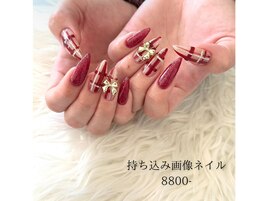 ボルドーチェック