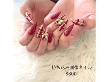 ミント(MINT)/ボルドーチェック