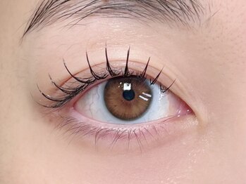 ミヌ(minu)の写真/【マツエク×まつげパーマ】流行りの束感デザイン実現☆マスカラ要らずで毎朝の時短に◎