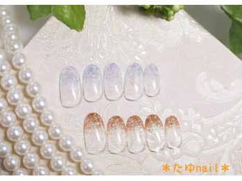 たゆ ネイル(たゆnail)/ラメグラデーション