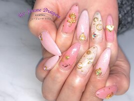 【自爪ネイル】ピンクネイル