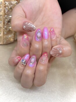 ボガスティーズネイル 鶴見店/つけ放題コース120分