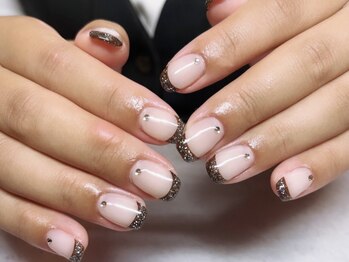 ハズグラスネイル(Haze Grass nail)の写真/【駐車場アリ | 北久米駅から車で5分】忙しいママさんにとっての美しい理想の指先を叶える特別なサロン♪