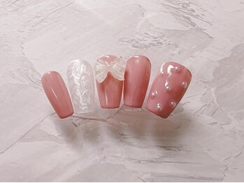 ジェムネイル(gem nail)の写真/【新規ジェルオフ無料/スカルプオフ¥880】選べるクーポンを多数用意☆ワンホン系や推しネイルも定額で!