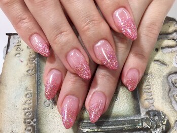 ネイルサロン ティディ(TIDY)/フラット/ラメグラデ¥4500オフ込