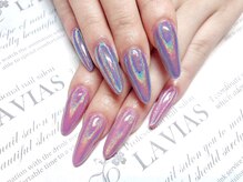 プロフェッショナル ネイルサロン ラヴィアス(LAVIAS)/【スカルプ】ミラーネイル