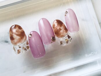 ツメトトノウ/秋冬の定番!べっ甲ネイル