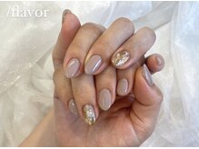 スラッシュフレーバー(/flavor)/水彩ネイル☆