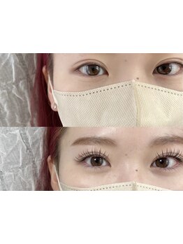 目の形にあったエクステ提案が得意