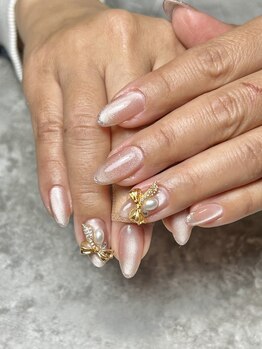 エスビューティー(es.beauty)/マグネット×リボンパーツ