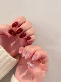ハートホロネイル