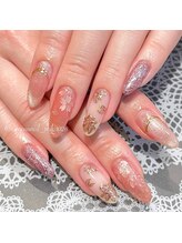 ヴァン カウンシル 伊那(VAN COUNCIL)/お客様ネイル☆桜デザイン