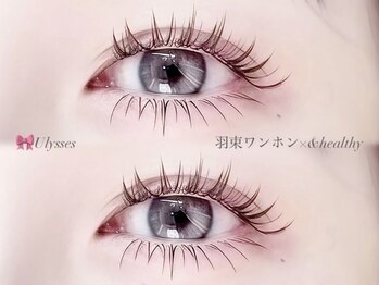 ユリシス(Ulysses)の写真/ワンホンマツエク「フェザーラッシュ」新登場☆ボリュームも束感も叶えるトレンド最前線のdesignを当店で◎