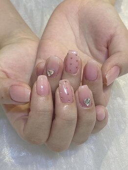 ララアンジュ(LaLa-Ange)/ハートホロネイル