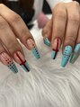 ミア ネイル 高槻市店(MIA NAIL)&nbsp;#長さだし#持ち込み#マグネット#フィルイン#ワンカラー